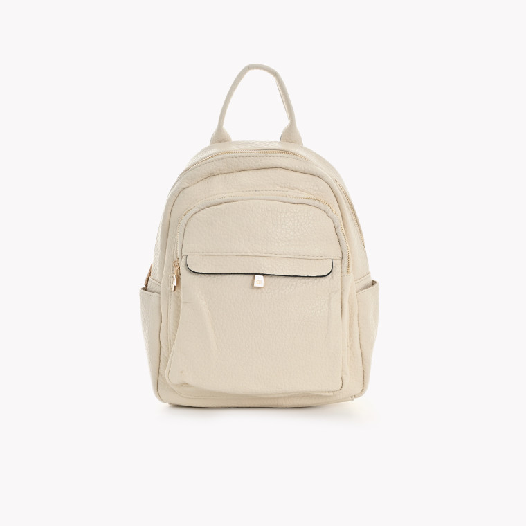 Synthetic backpack with external pockets GB