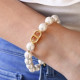 Semi precious bracelet pearls GB