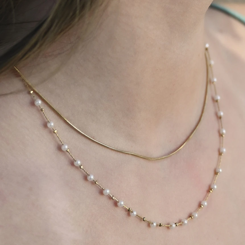 Basic steel necklace 1mm GB