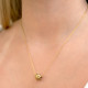 Gold plated necklace bola de viana GB