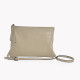 Borsa stile pochette GB con texture cocco