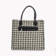 Borsa GB in tessuto stampa plaid