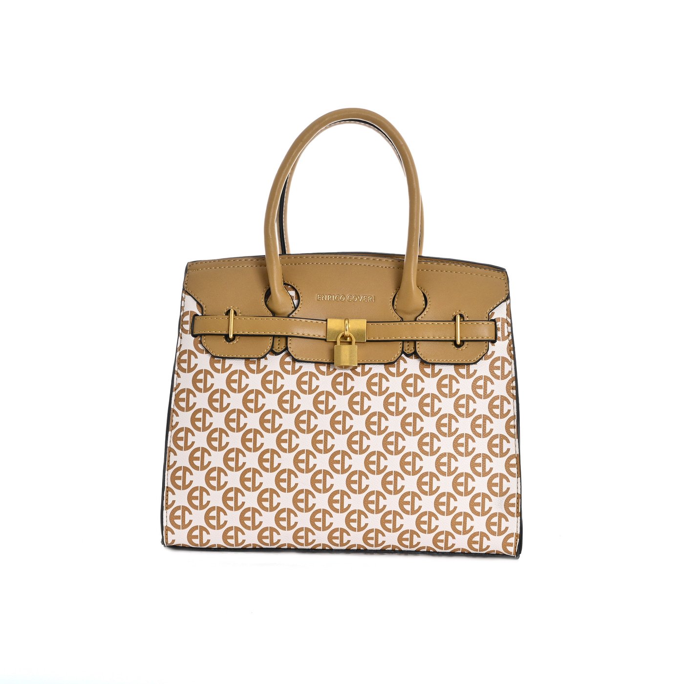 Sac synthétique avec imprimé et accessoire style boucle GB