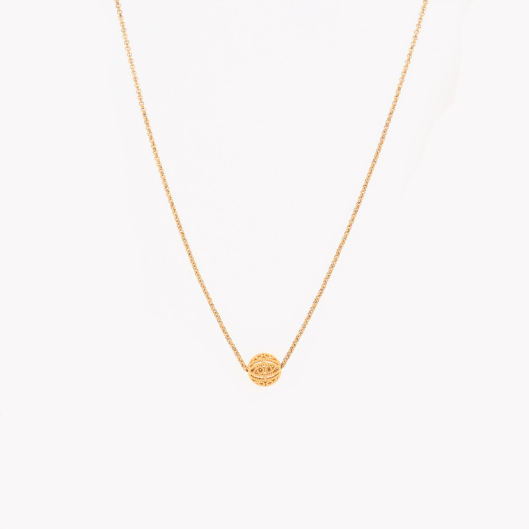 Collier semi précieuse avec des sphères de viana 8mm GB