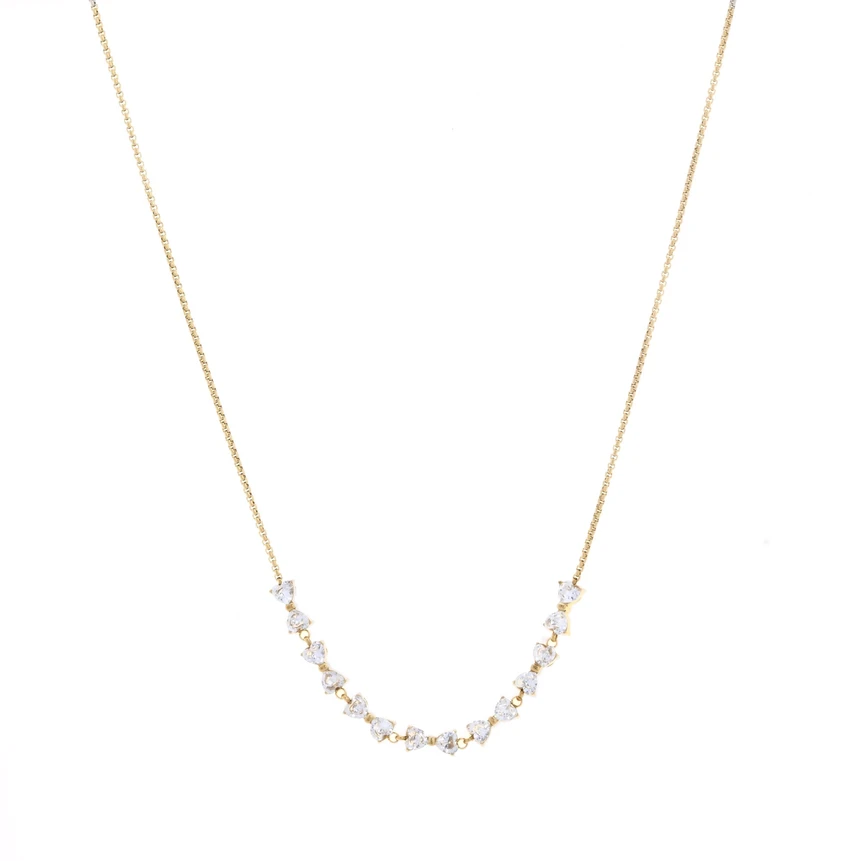 Collier acier avec noeud GB