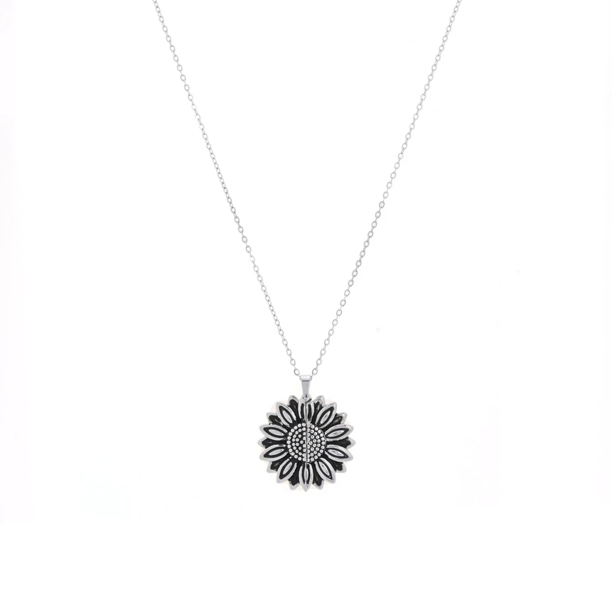 Collana in acciaio girasole GB