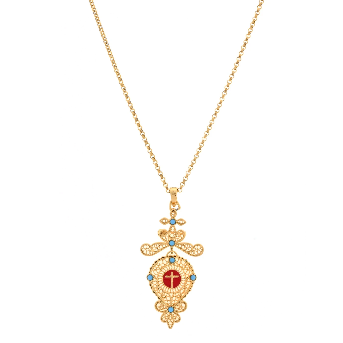 Traditional necklace monstrance GB
