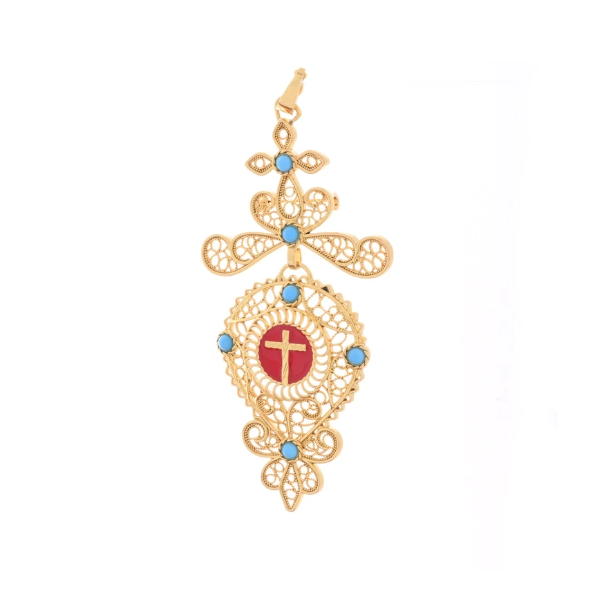 Traditional brooch monstrance GB