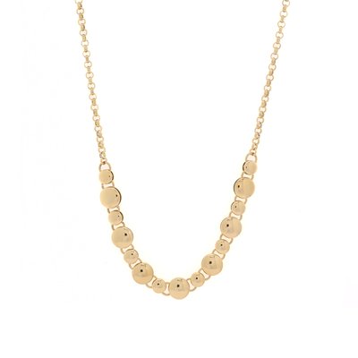 Collier en acier avec boules distinctes GB