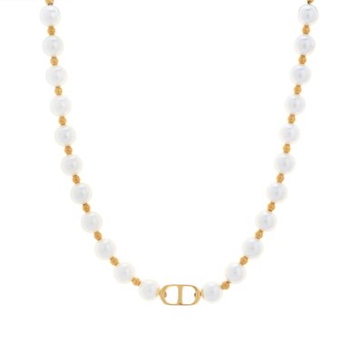 Semi precious pearls necklace GB