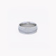 Steel ring with brilliants GB