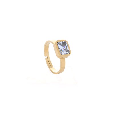 Anillo en acero rectangular GB