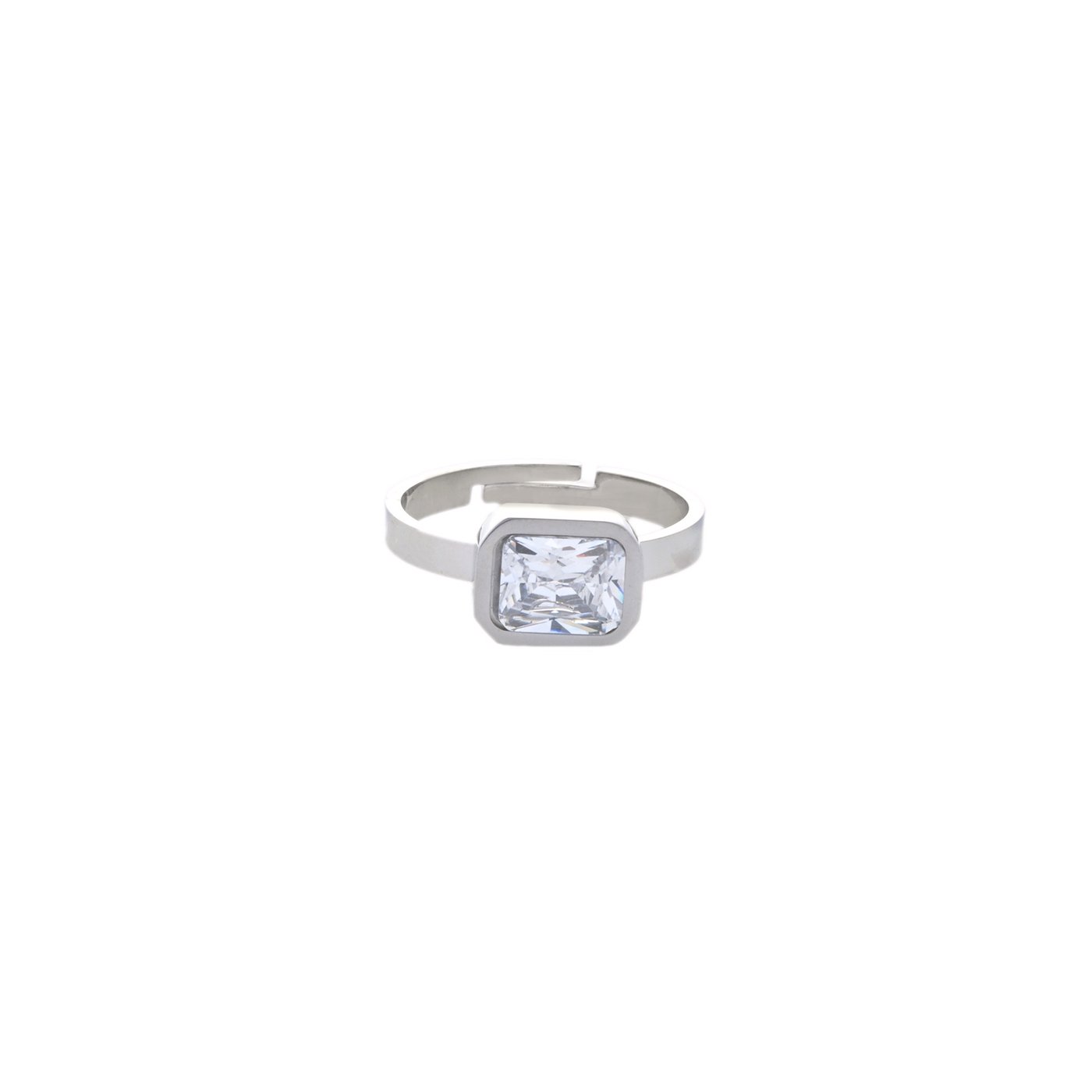 Anillo en acero rectangular GB