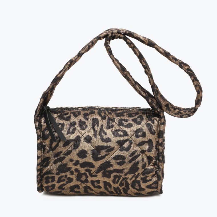 Mala tiracolo com estampa animal print GB