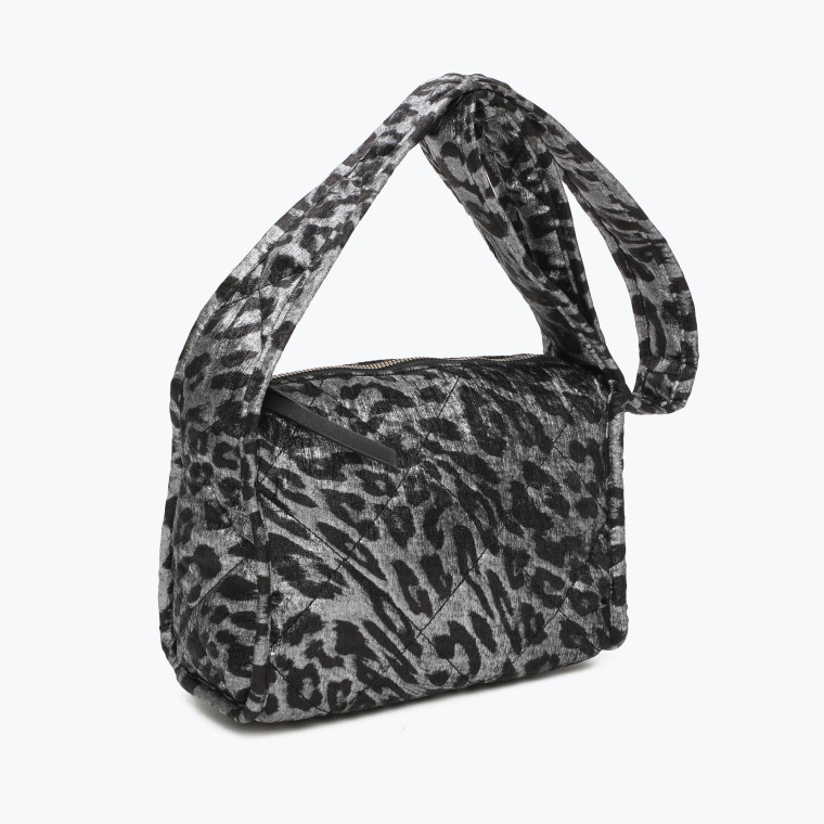 Mala tiracolo com estampa animal print GB