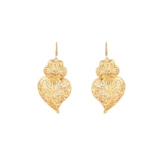 Traditional coração de viana earrings GB