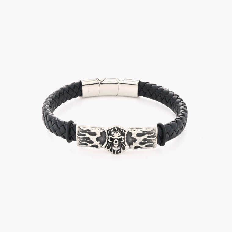 bracelet homme crâne devant GB