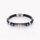 Cross bracelet with blue detail GB