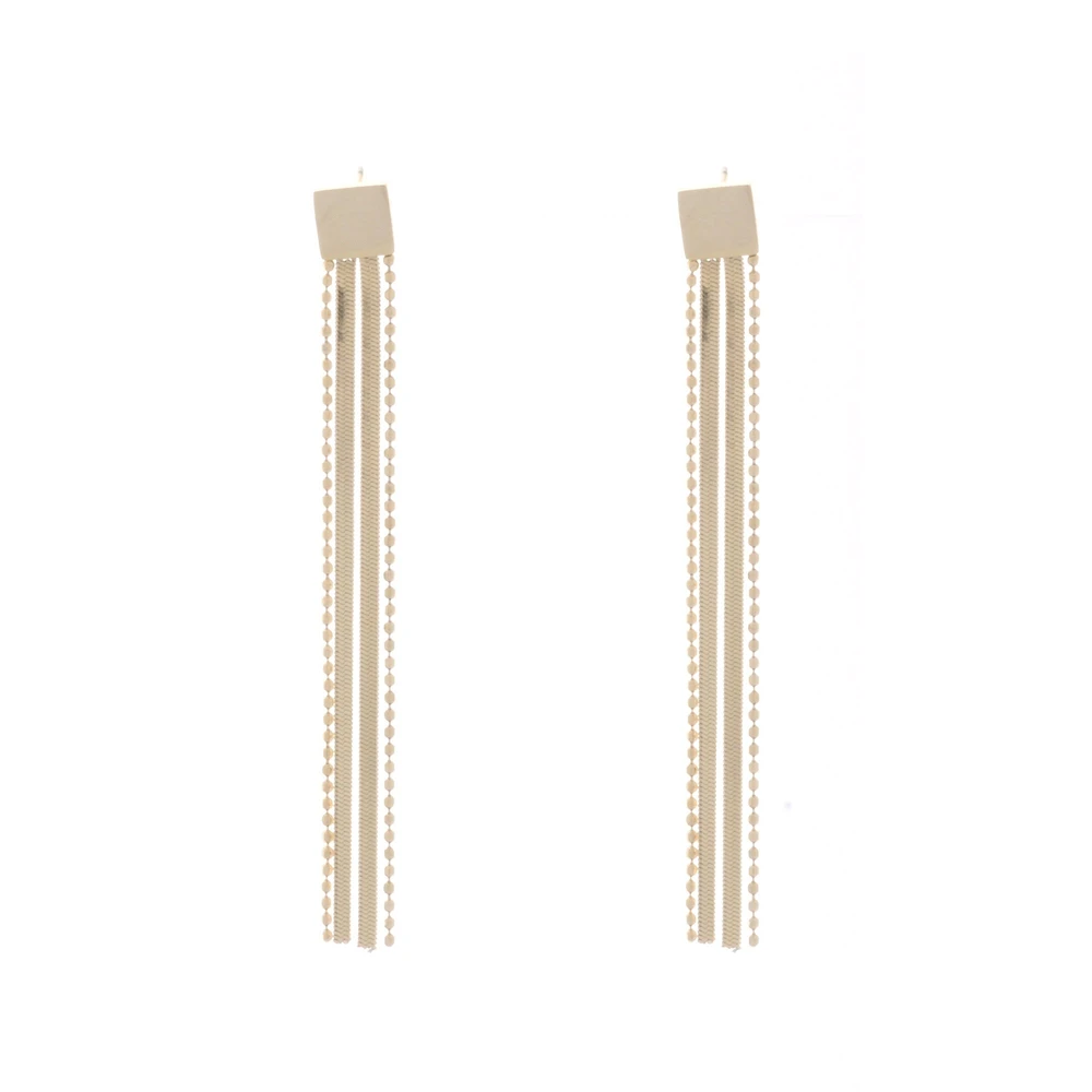 Pendientes con cadena lisa GB