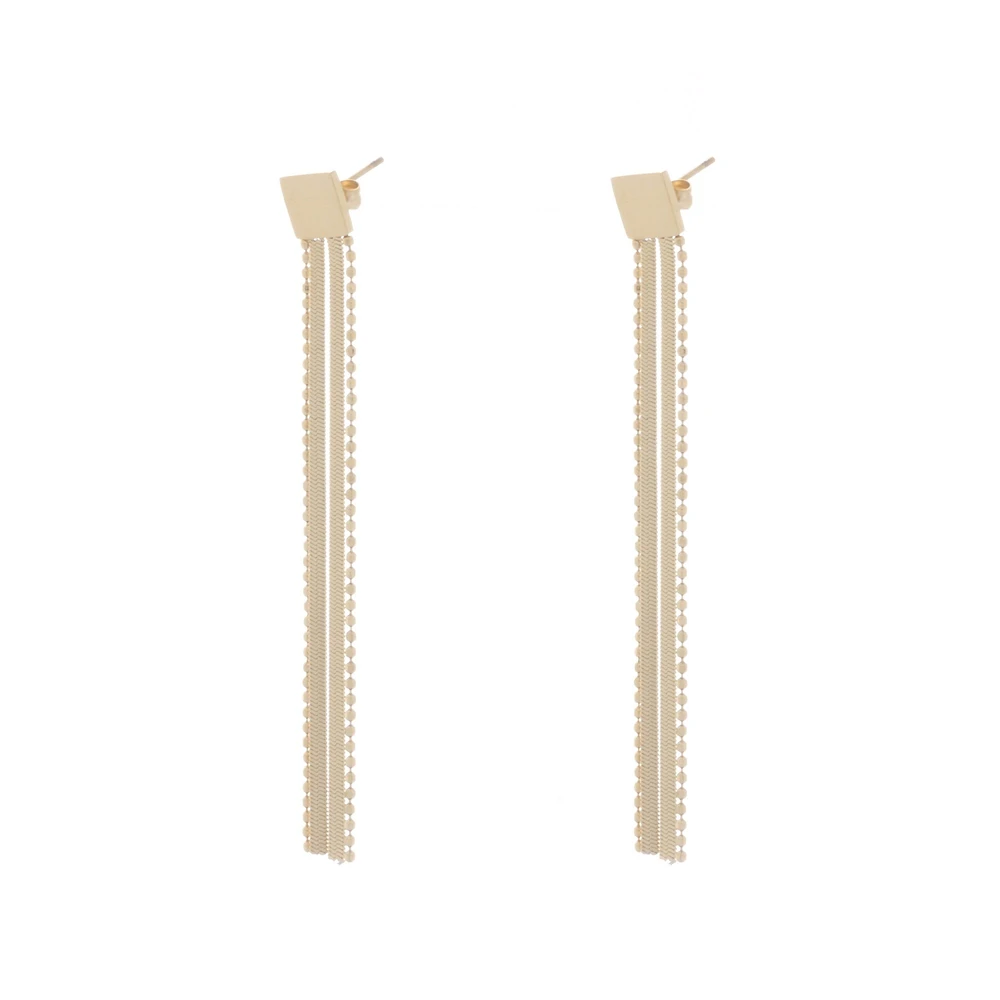 Pendientes con cadena lisa GB