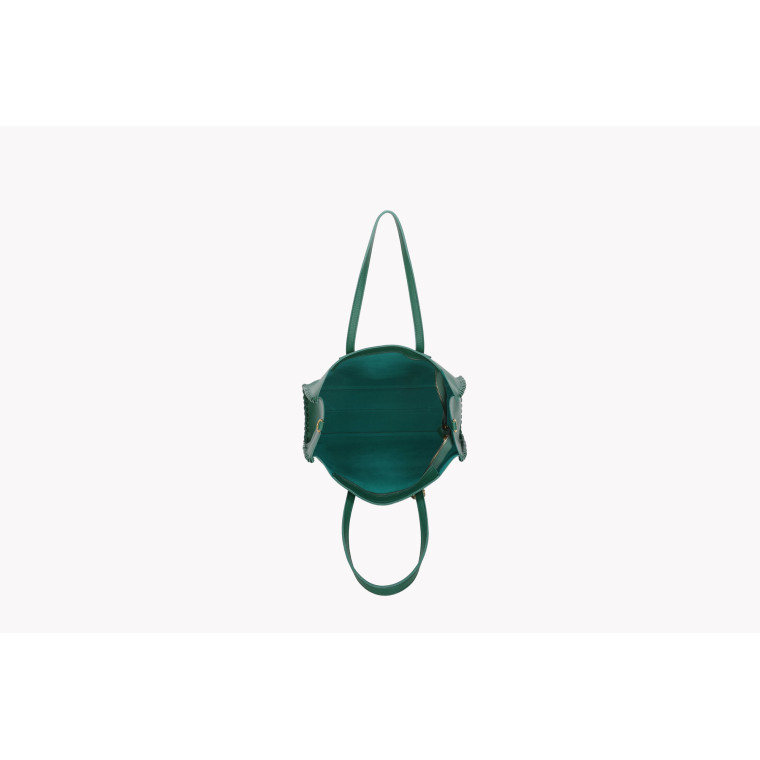 Square shoulder bag with interlaced detail GB