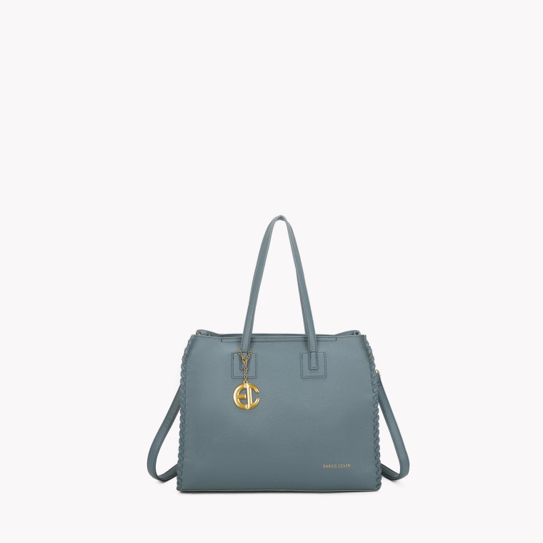 Square shoulder bag with interlaced detail GB