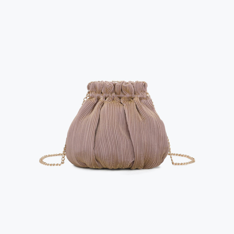 Sac de fête avec tissu volanté et paillettes GB