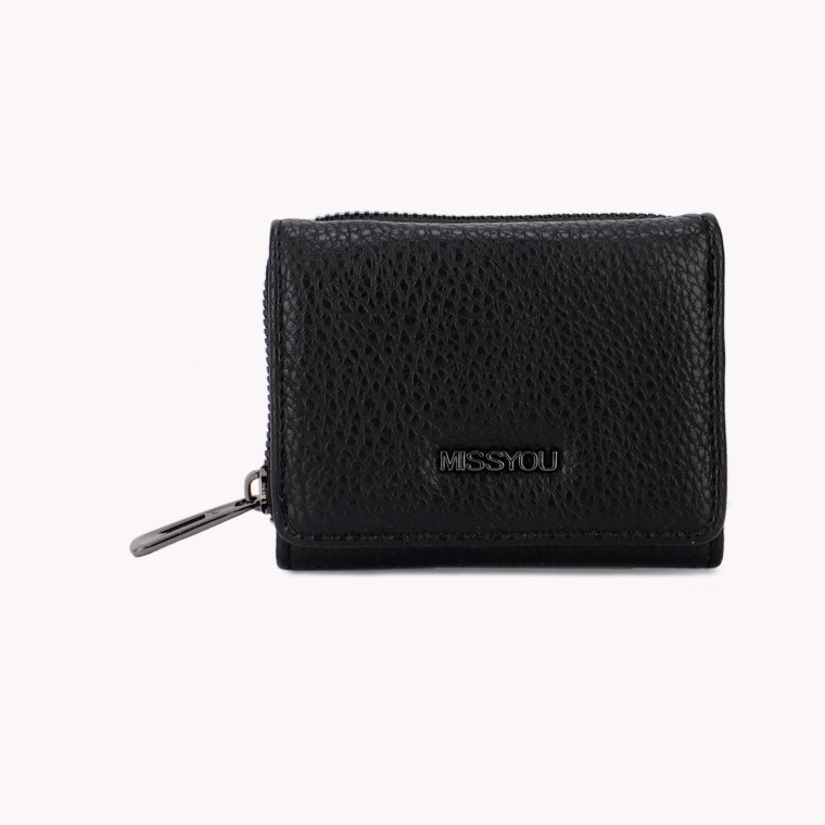 Small synthetic wallet with GB detail