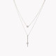 Double diamond necklace GB