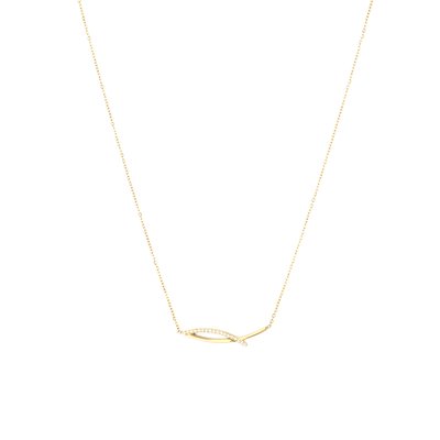 GB delicate diamond necklace 