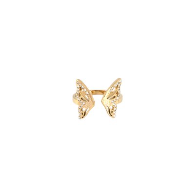  Butterfly ring with diamonds GB