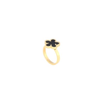 GB four leaf clover ring