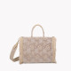 Bolsa com textura renda floral pequena GB