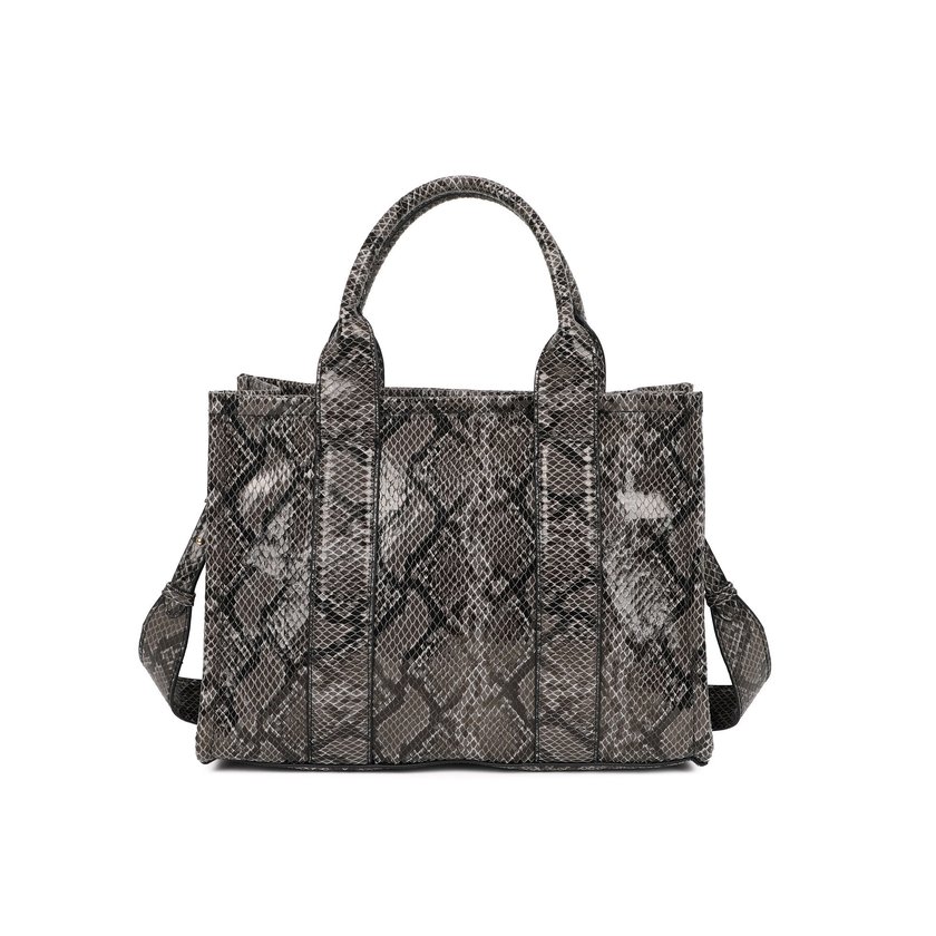 Borsa stile tote con stampa animalier GB