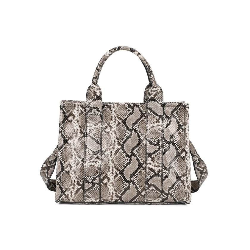 Borsa stile tote con stampa animalier GB