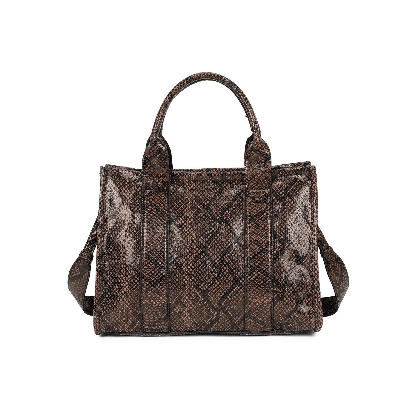 Borsa stile tote con stampa animalier GB