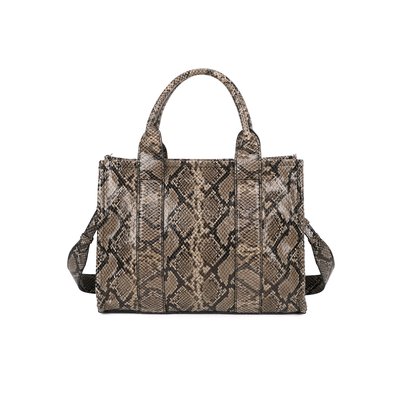 Borsa stile tote con stampa animalier GB