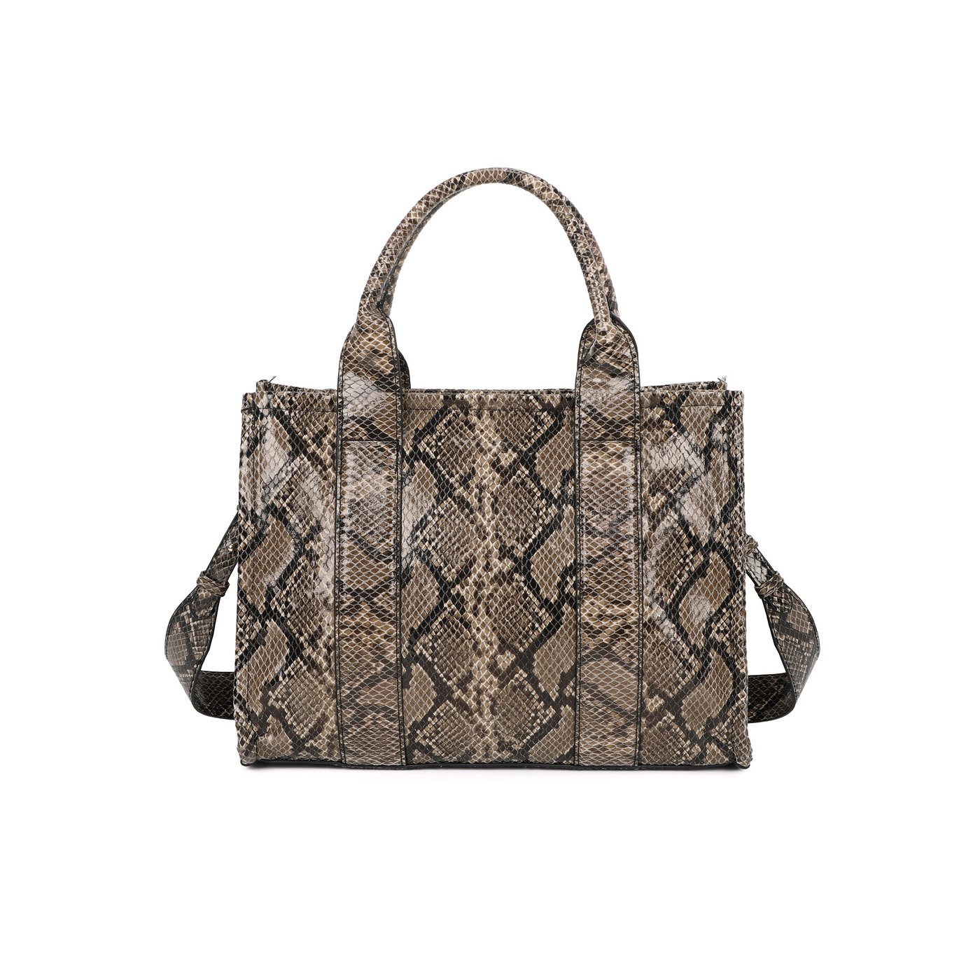 Borsa stile tote con stampa animalier GB