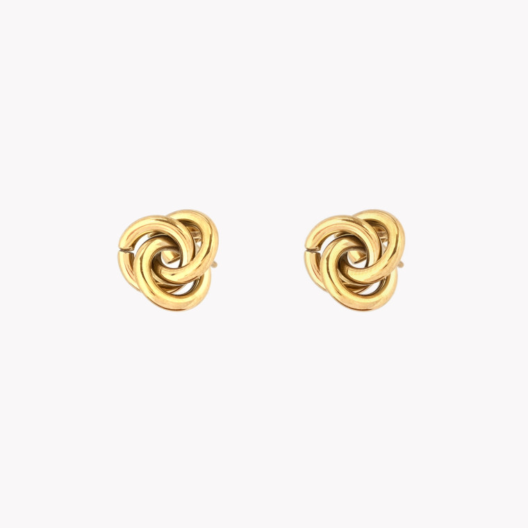 GB intertwined earrings