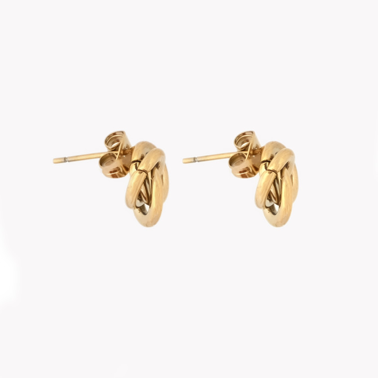 Boucles d&#039;oreilles entrelacées GB