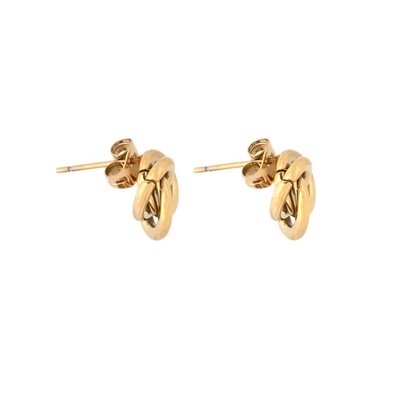 GB intertwined earrings