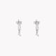 Boucles d&#039;oreilles délicates en diamant GB