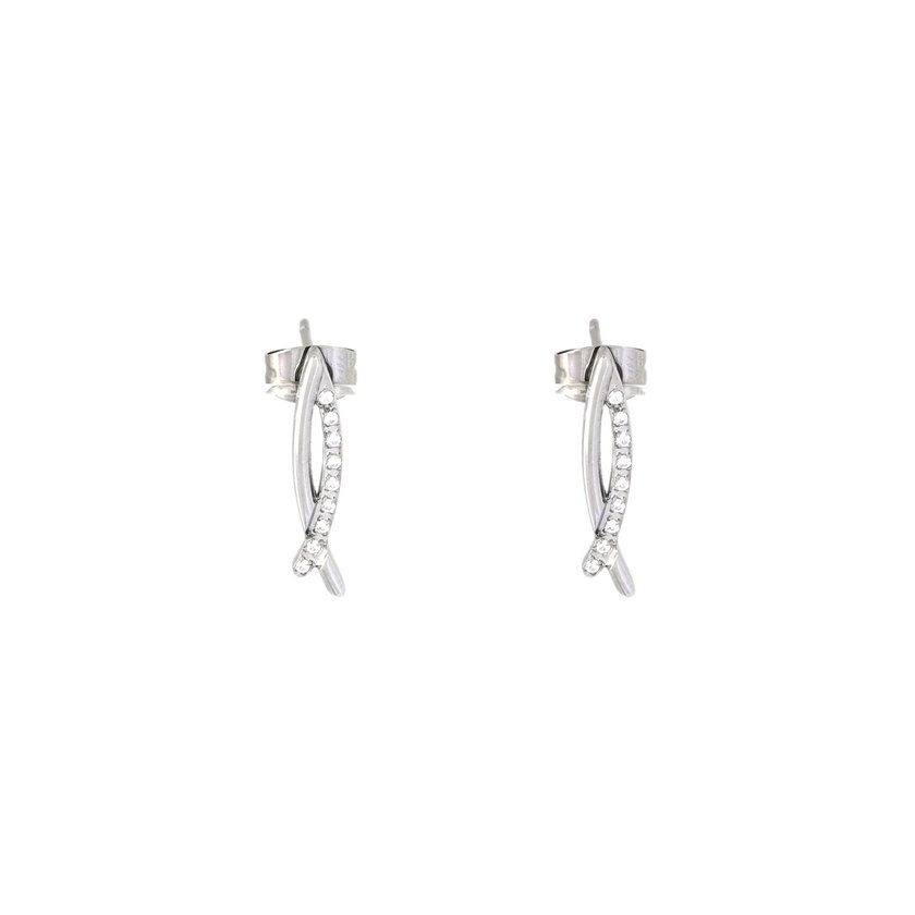 Boucles d'oreilles délicates en diamant GB