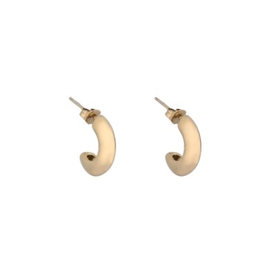 GB small thick hoop earring