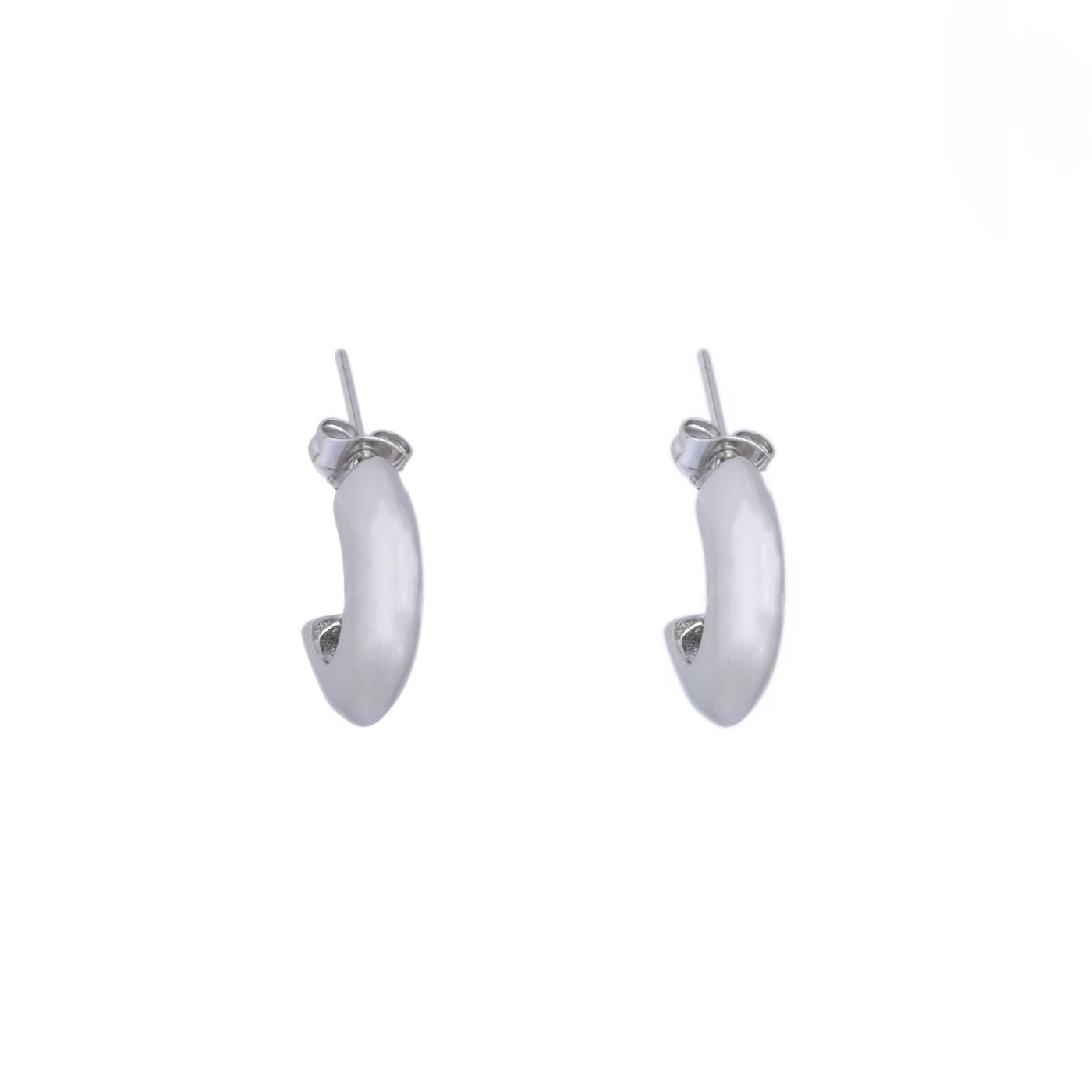 Petite boucle d\'oreille créole épaisse GB