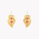 Boucles d&#039;oreilles coeur traditionnelles Viana Cruz GB