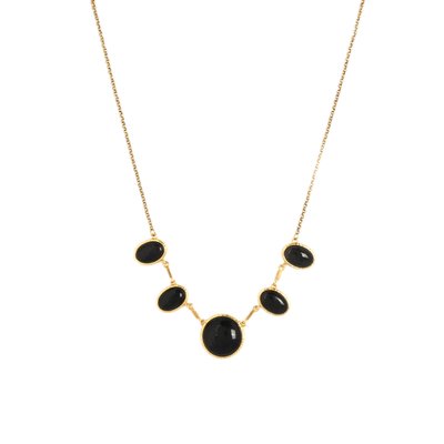 Collier 5 pierres ovales GB