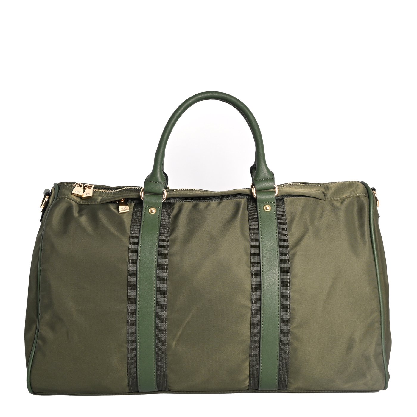 Nylon travel bag with synthetic details GB