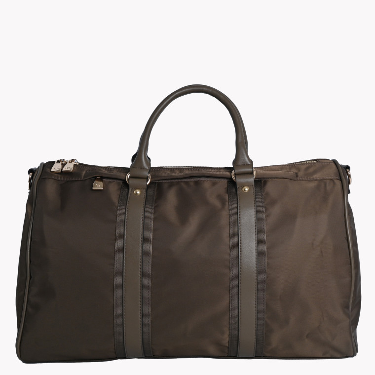 Nylon travel bag with synthetic details GB