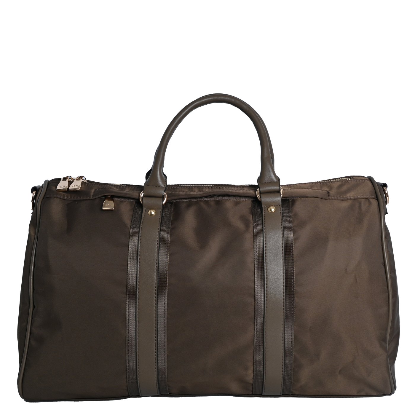 Nylon travel bag with synthetic details GB